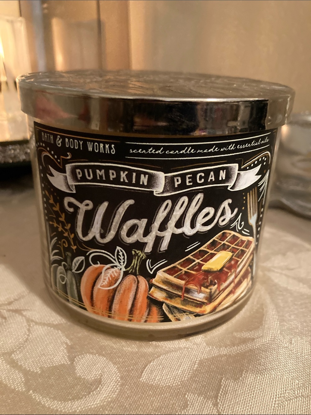 Bath & Body Works Pumpkin Pecan Waffles Scented Candle